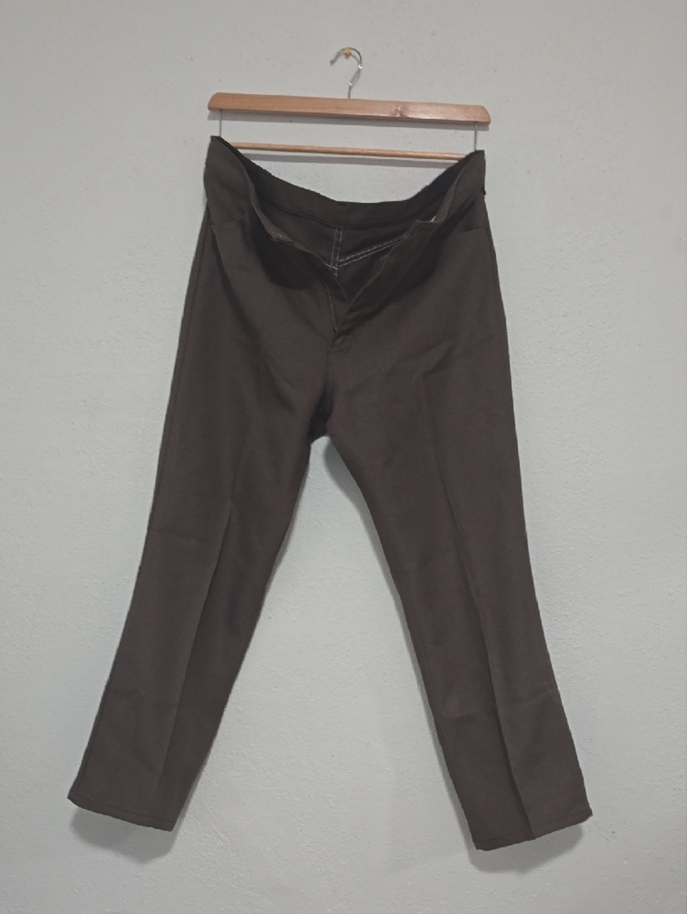 Vintage Wrangler Wrancher Dress Jeans Brown 36x32 Made in USA 82HB "Read".